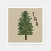 Pine Tree Papier servetten (Voorkant)