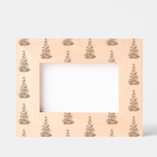 Pine Tree Patroon Gegraveerde Lijstjes (Voorkant)