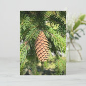 Pine Tree Perfection Feestdagenkaart (Staand voorkant)