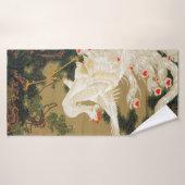 Pine Tree & Phoenix (Love Heart Phoenix), Jakuchu Badhanddoek (Badhanddoek)