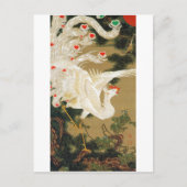 Pine Tree & Phoenix (Love Heart Phoenix), Jakuchu Briefkaart (Voorkant)