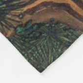 Pine Tree & Phoenix (Love Heart Phoenix), Jakuchu Fleece Deken (Hoek)