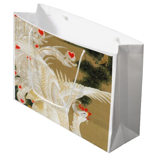 Pine Tree & Phoenix (Love Heart Phoenix), Jakuchu Groot Cadeauzakje (Voorkant Gekanteld)