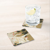 Pine Tree & Phoenix (Love Heart Phoenix), Jakuchu Kartonnen Onderzetters (Insitu)