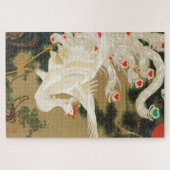 Pine Tree & Phoenix (Love Heart Phoenix), Jakuchu Legpuzzel (Horizontaal)