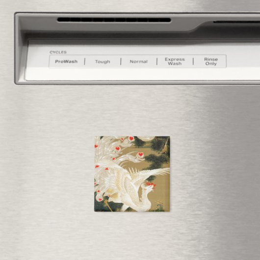 Pine Tree & Phoenix (Love Heart Phoenix), Jakuchu Magneet (Insitu (Vaatwasser))