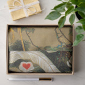 Pine Tree & Phoenix (Love Heart Phoenix), Jakuchu Tissuepapier (Geschenk)