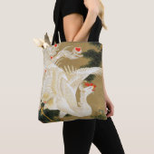 Pine Tree & Phoenix (Love Heart Phoenix), Jakuchu Tote Bag (Dichtbij)
