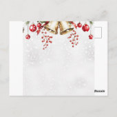 Pine Tree Photo Frame Christmas Holiday card Briefkaart (Achterkant)