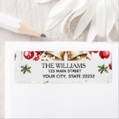 Pine Tree Photo Frame Christmas Holiday  Etiket (Insitu)