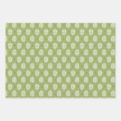 Pine Tree & Pine Cone Gift Wrap Set Inpakpapier Vel (Voorkant 2)