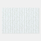 Pine Tree & Pine Cone Gift Wrap Set Inpakpapier Vel (Voorkant)