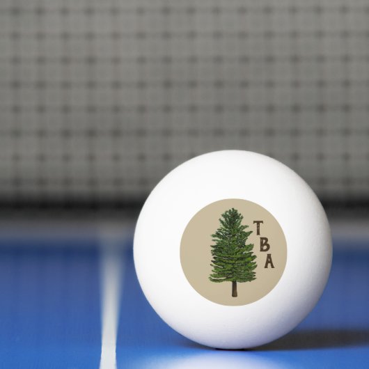Pine Tree Ping Pong Ball (Net)