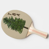 Pine Tree Ping Pong Paddle Tafeltennisbatje (Zijkant)