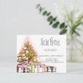 Pine Tree Presenteert Nieuwe Adres Aankondiging (Staand voorkant)