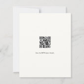 Pine tree QR business Christmas Party uitnodiging (Achterkant)