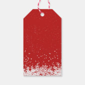 Pine Tree Red Truck Merry kerstcadeautjes Labels Cadeaulabel (Achterkant)