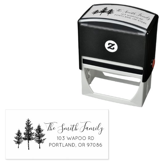 Pine Tree Return Adres Stempel (In situ)