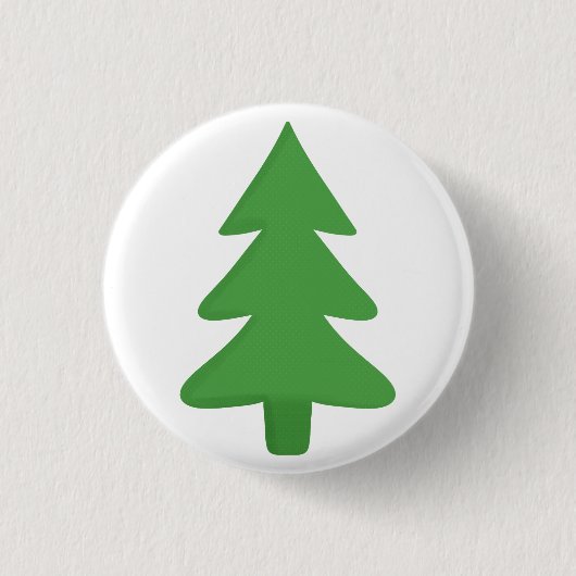 Pine Tree Ronde Button 3,2 Cm (Voorkant)