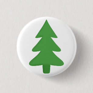 Pine Tree Ronde Button 3,2 Cm