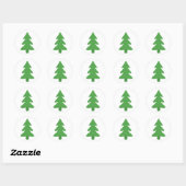 Pine Tree Ronde Sticker (Vel)