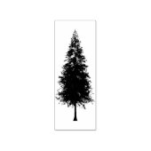 Pine Tree Rubber Stempel (Afrduk)
