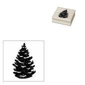 Pine Tree Rubberstempel (Gestempeld)