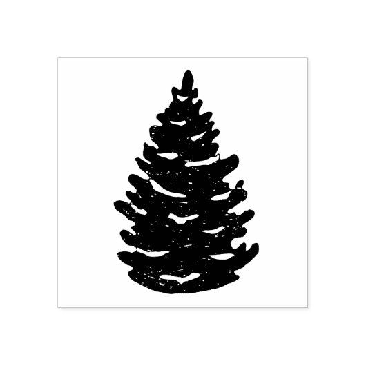 Pine Tree Rubberstempel (Afrduk)