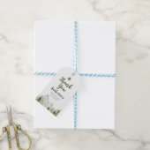 Pine Tree Rustic Adventure-Baby shower Hartelijk d Cadeaulabel (Met Touw)