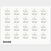 Pine Tree Rustic Adventure-Baby shower Ronde Sticker (Vel)