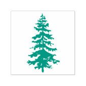 Pine Tree Rustic Weddenschap Zelfinktende Stempel (Design)