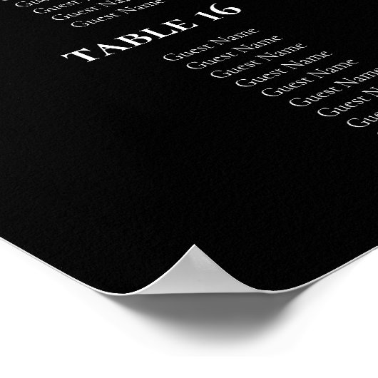 Pine Tree rustieke bergen bruiloft zitgrafiek Poster (Hoek)