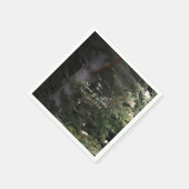 Pine Tree rustieke bos Bossen bruiloft receptie Servet (Hoek)