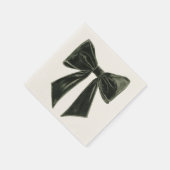 Pine Tree Silhouette Christmas Pattern Servet (Hoek)