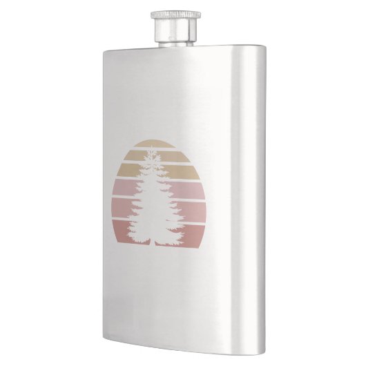 Pine Tree Silhouette Flacon (Links)