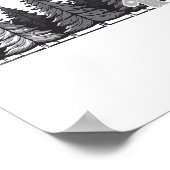 Pine Tree Snowboard - Cool Snowboarden Poster (Hoek)