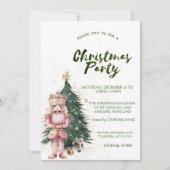 Pine Tree Stars Notenkraker Christmas Company Kaart (Voorkant)