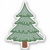 Pine Tree Sticker (Voorkant)