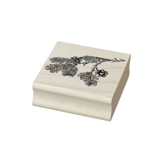 Pine Tree tak Rubber Stamp Rubberstempel (Stempel)