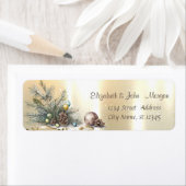 Pine Tree takken Ballen Pine kegels Kerstmis Etiket (Insitu)