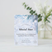 Pine Tree takken, sneeuw, verlichting repetitie di Kaart (Staand voorkant)