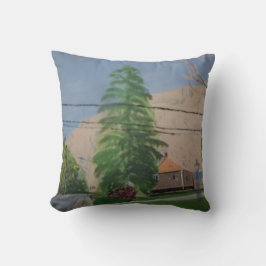 Pine Tree Throw Pillow, Throw Pillow 16" x 16" Kussen