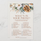 Pine Tree Wat is er in Telefoon Vrijgezellenfeest Briefpapier (Voorkant / Achterkant)