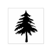 Pine Tree Wood Art Stamp Rubberstempel (Afrduk)