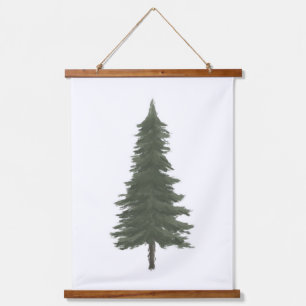 Pine Tree Woodland Nursery Decor Hangend Wandkleed