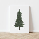 Pine Tree Woodland Nursery Imitatie Canvas Print<br><div class="desc">Breng de buitenkant binnen met deze geïllustreerde pijnboomcanvasafdruk! Ideaal voor een bosgebied met de thema's kinder kamer of kwekerij.</div>