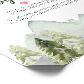 Pine Trees Adventure Mountain raadt de Baby Poster (Hoek)