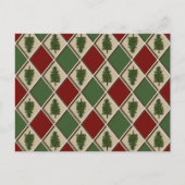 Pine Trees and Harlequin Briefkaart (Voorkant)