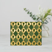 Pine Trees and Harlequin Folie Briefkaart (Staand Voorkant)