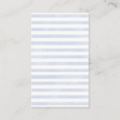 Pine Trees Baby shower Diaper Raffle Kaart Visitekaartje (Achterkant)